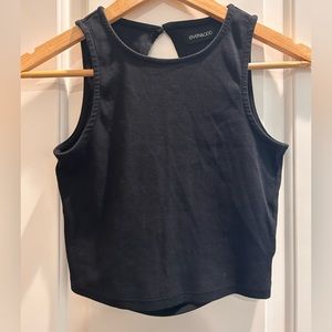 Even&Odd backless black shirt